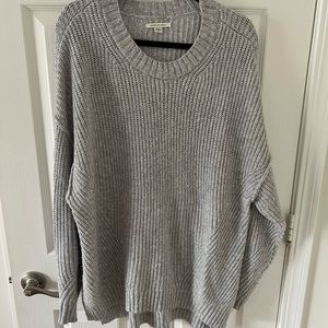 American Eagle Women’s Oversized Gray Sweater
